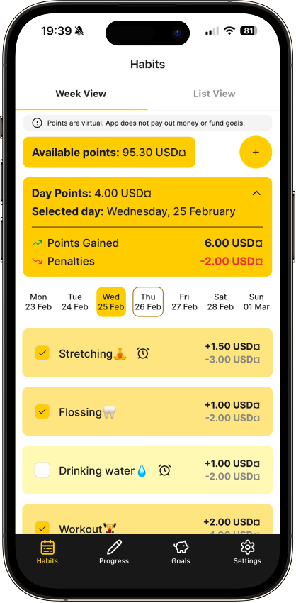 Manage Your Habits screenshot